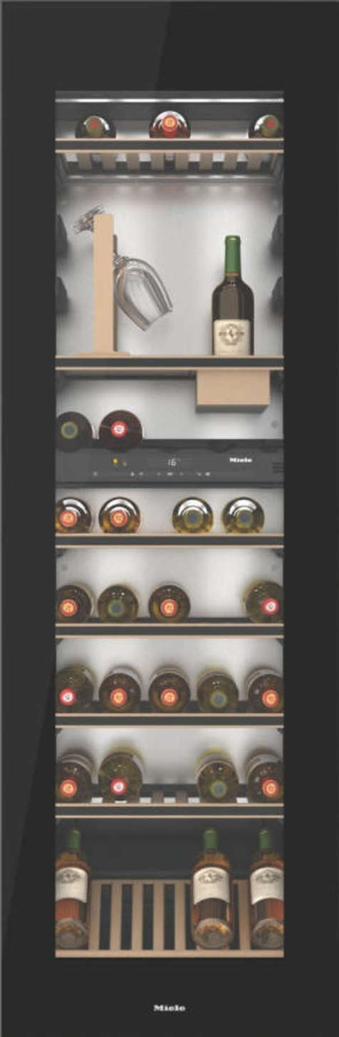 Встраиваемый винный шкаф Miele KWT6722iGS obsw (Черный)