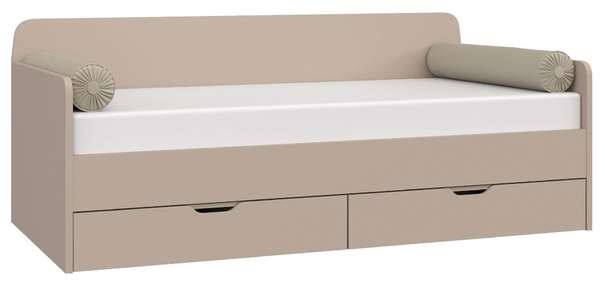 Кровать-диван (беж) (900мм)+ящик G3A+подушки Soho беж