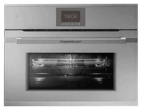 Компактный духовой шкаф с свч Kuppersbusch CBM 6550.0 (S3 Silver Chrome)